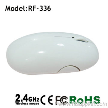 Super Fashion Egg Shape Wireless White Mouse 